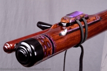 Grenadillo  Native American Flute, Minor, Bass F#-3, #K47I (1)